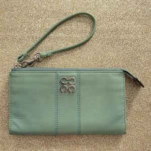 COACH leather Julia Zippy wristlet